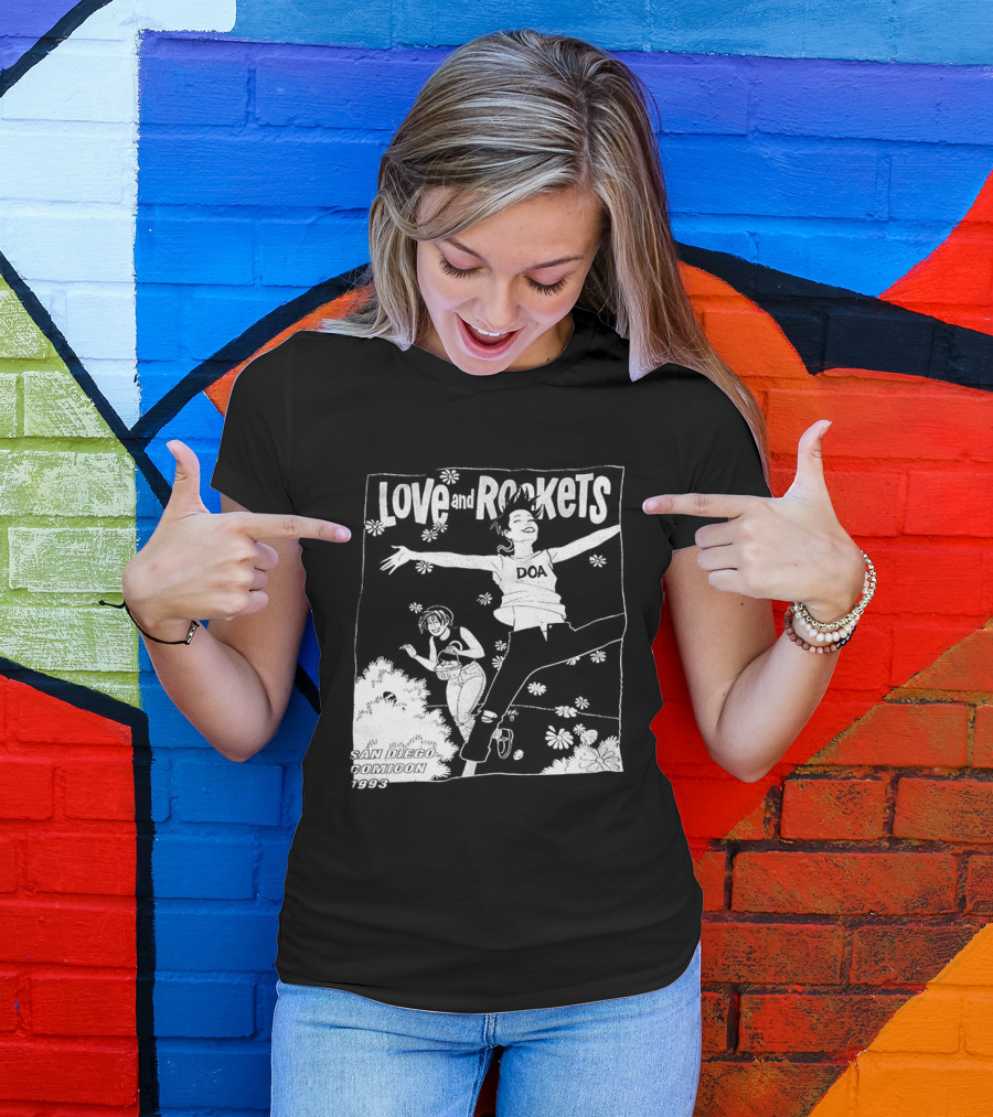 Love And Rockets San Diego Comicon 1993 Classic Cover T-Shirt