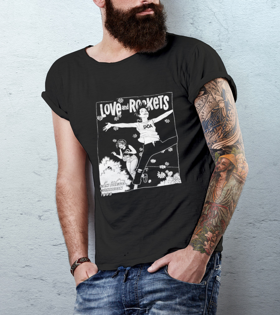 Love And Rockets San Diego Comicon 1993 Classic Cover T-Shirt