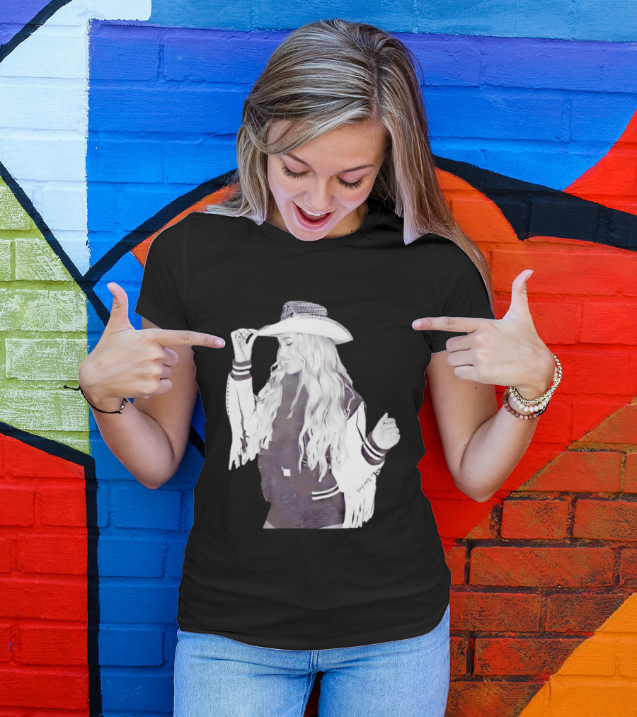 Megan Moroney Cloud 9 Tour 2026 Fringed Cowboy Hat And Jacket T-Shirt