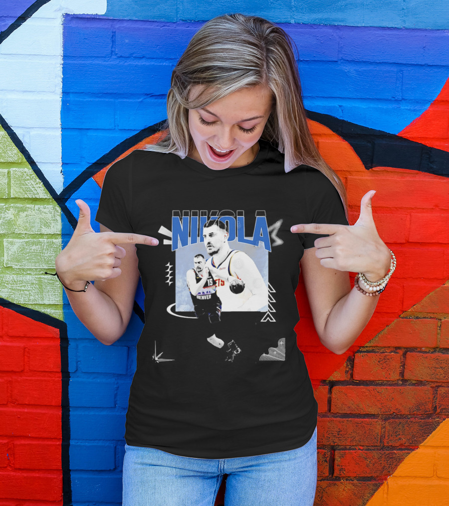 Denver Nuggets Nikola Jokic 15 Basketball T-Shirt