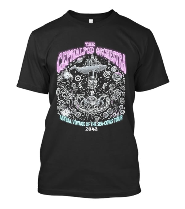 The Cephalopod Orchestra Astral Voyage Sea Cows Tour 2042 T-Shirt