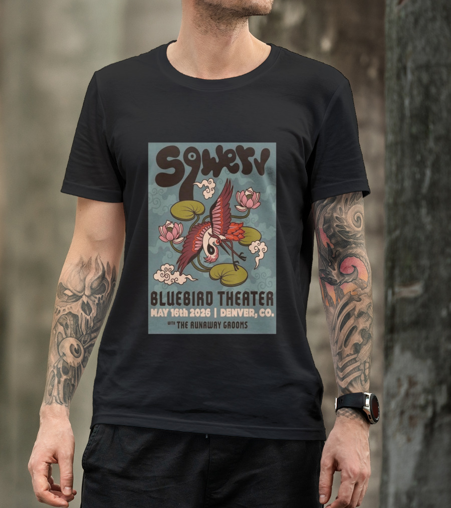 Skwerv Bluebird Theater Denver May 16 2026 The Runaway Grooms Event T-Shirt