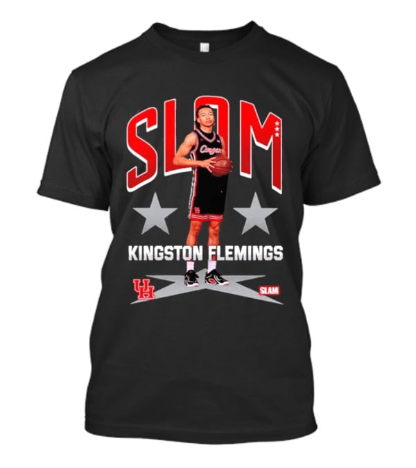 Kingston Flemings SLAM Cover Houston Cougars UH Coogs H Town T-Shirt