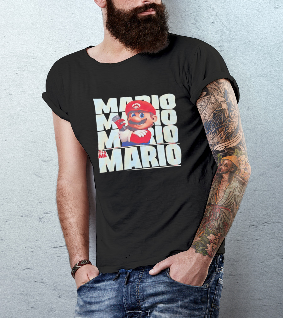 Mario Bros Red Movie It's A Me T-Shirt