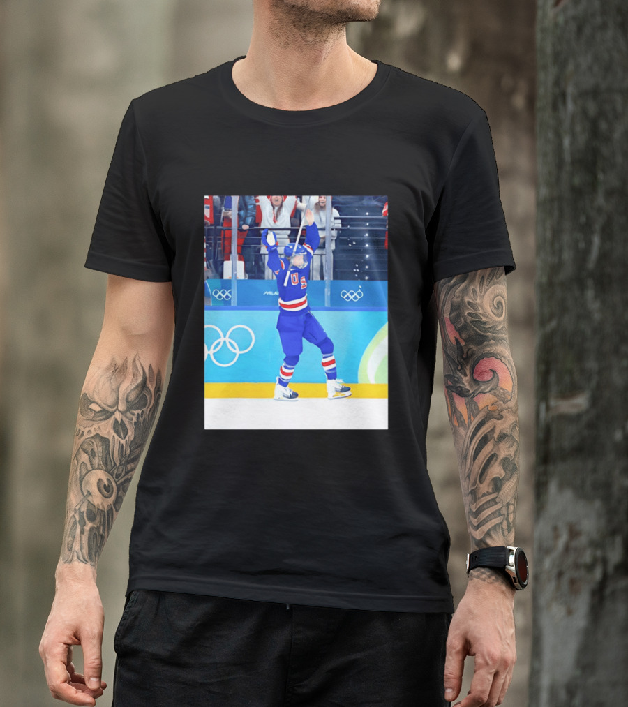 Megan Keller USA Women's Ice Hockey 2026 Olympics Celebration T-Shirt