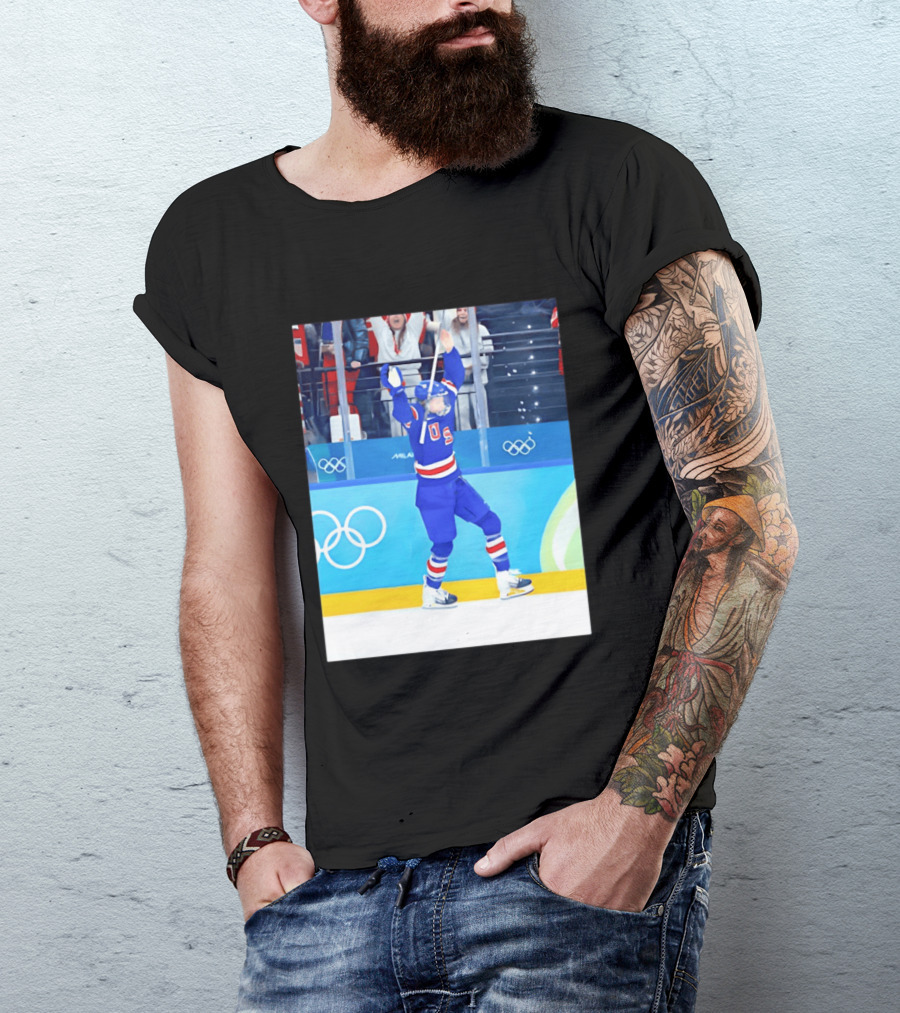 Megan Keller USA Women's Ice Hockey 2026 Olympics Celebration T-Shirt