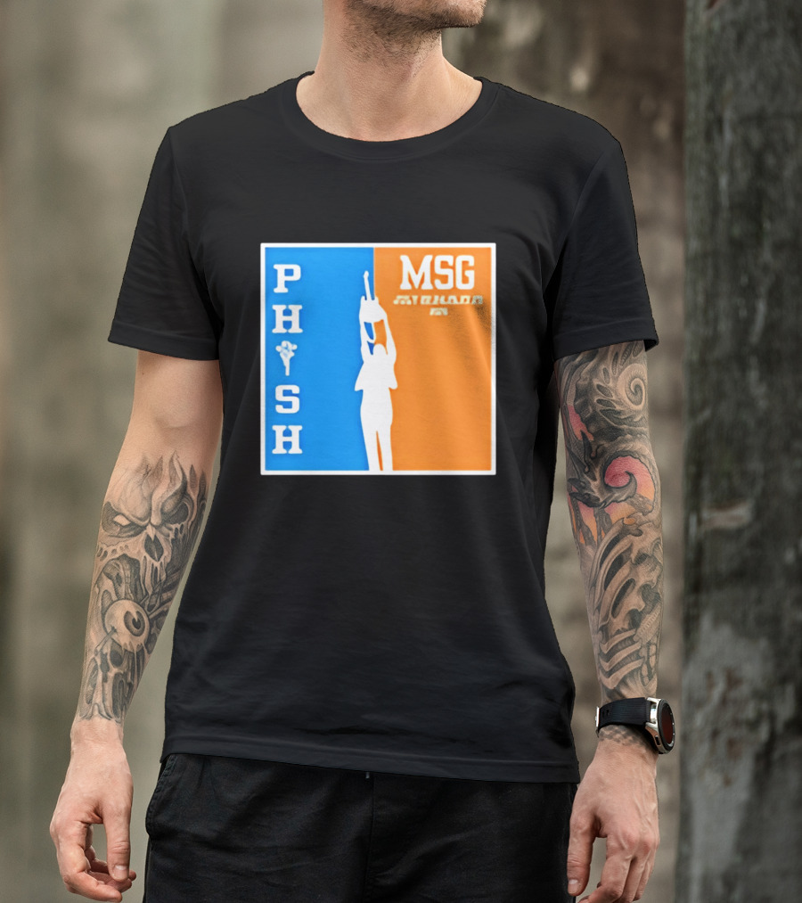 PHISH MSG Silhouette Guitar Concert Event T-Shirt