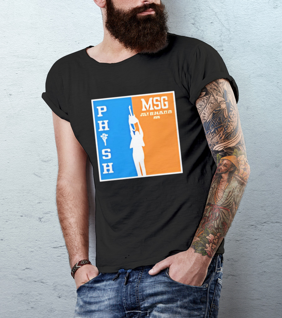 PHISH MSG Silhouette Guitar Concert Event T-Shirt
