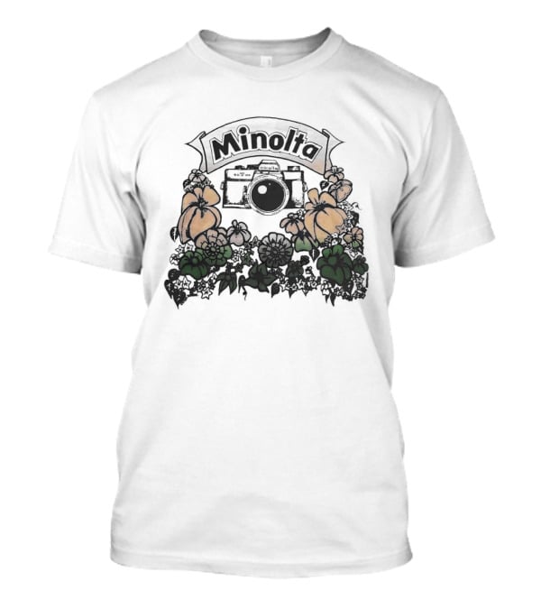 Minolta X700 Vintage Camera Floral Aesthetic T-Shirt