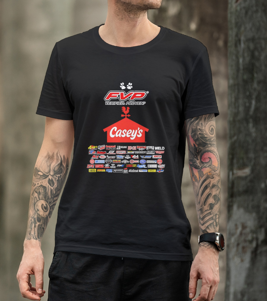 FVP Verified Proven Casey's Racing Performance Brands T-Shirt