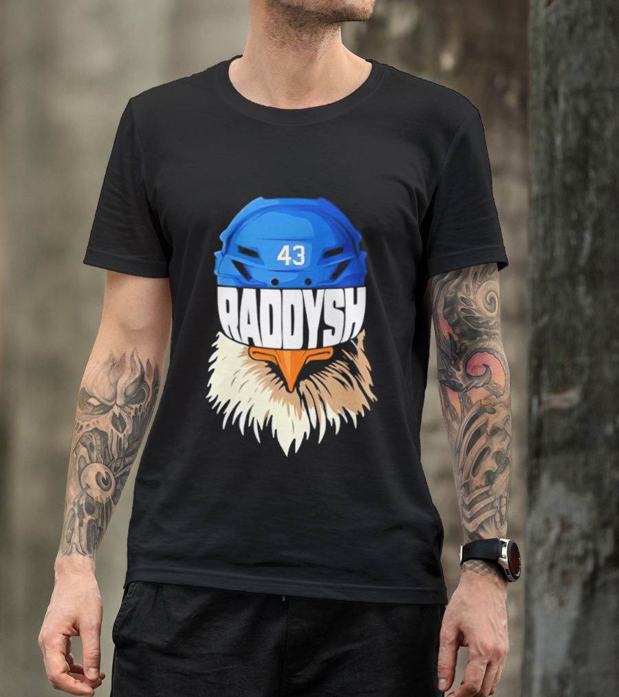 Tampa Bay Lightning Raddysh Bald Eagle 43 Helmet T-Shirt