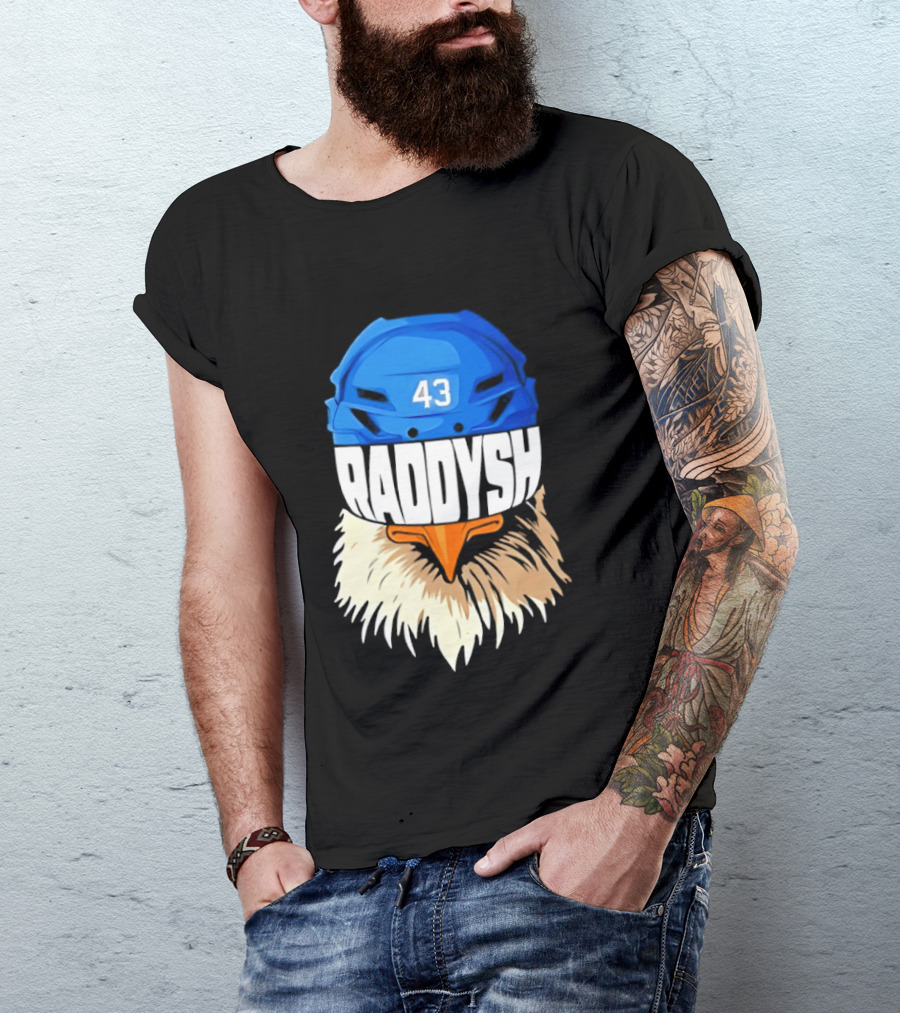 Tampa Bay Lightning Raddysh Bald Eagle 43 Helmet T-Shirt