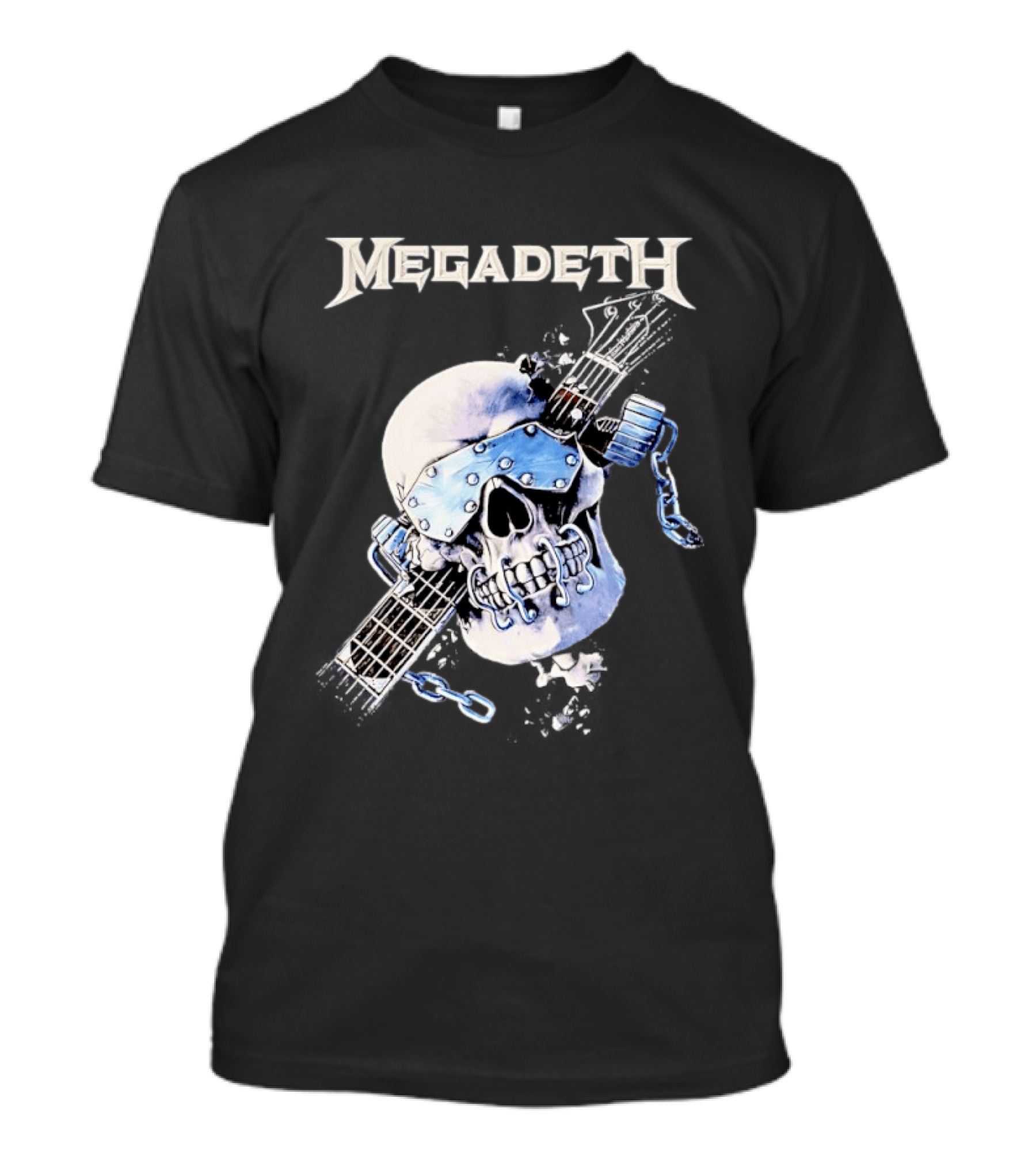 Vic Let There Be Shred Megadeth Canada 2026 Tour Skull Chains Guitar T-Shirt