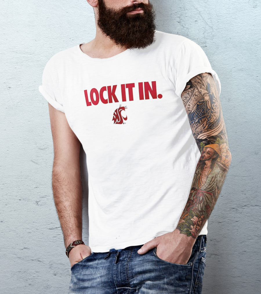 LOCK IT IN WSU Cougars 2026 T-Shirt