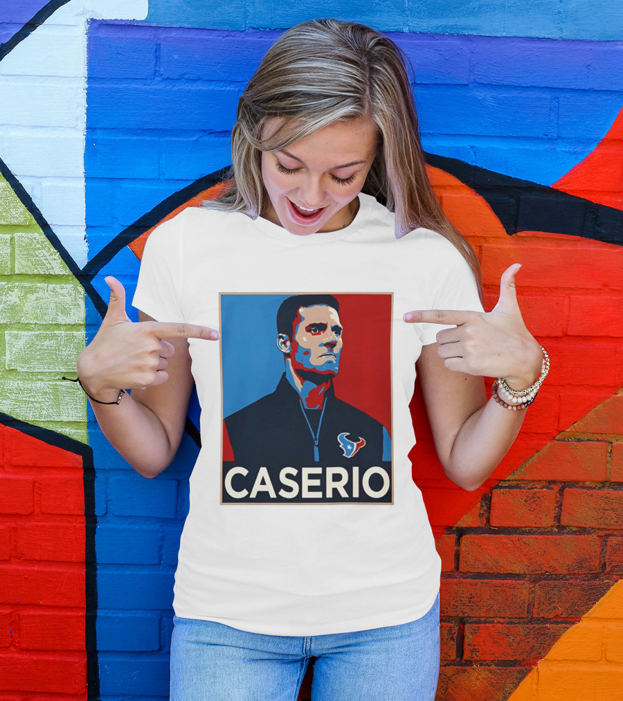 Caserio Houston Texans Bold Red Blue T-Shirt