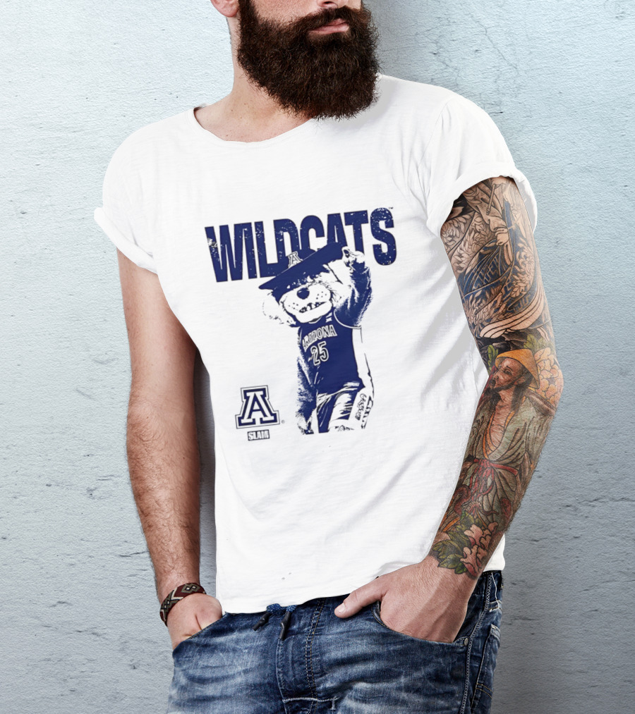 Arizona Wildcats Slam Mascot Spirit T-Shirt