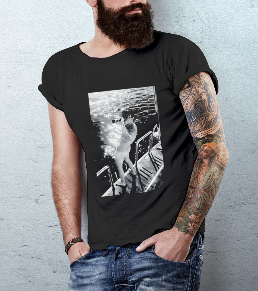 Yungblud Naked And Jumping Into Water Scene T-Shirt