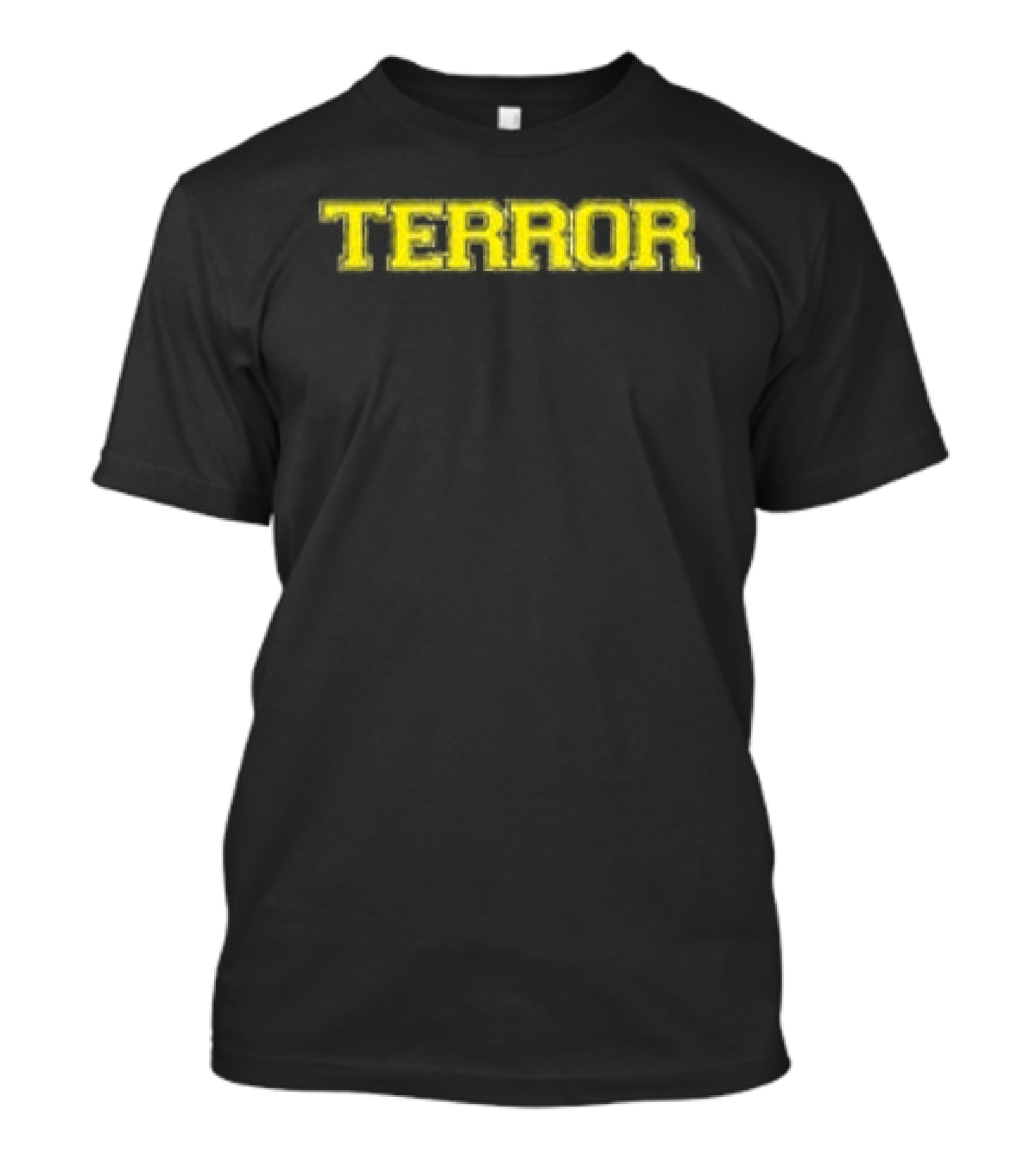 Terror Text War Inside Two Sides T-Shirt