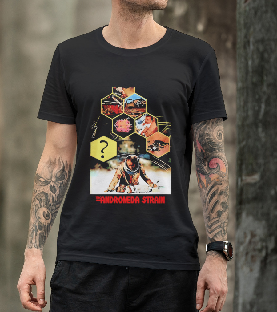 The Andromeda Strain Hexagonal Imagery And Mystery T-Shirt