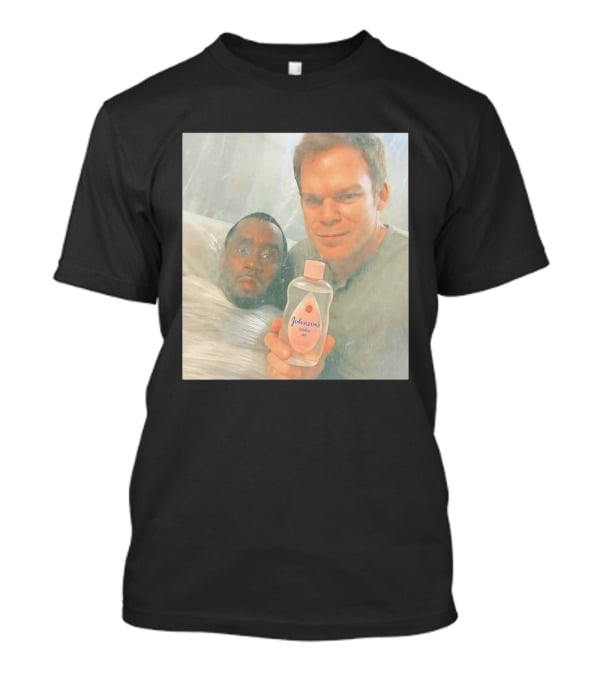 Dexter's Baby Oil With Diddy Wrapped In Plastic T-Shirt