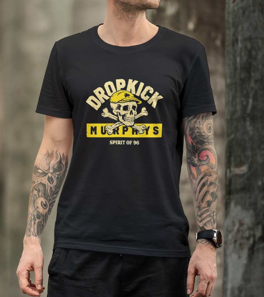 Dropkick Murphys Skull And Crossbones Spirit Of 96 T-Shirt