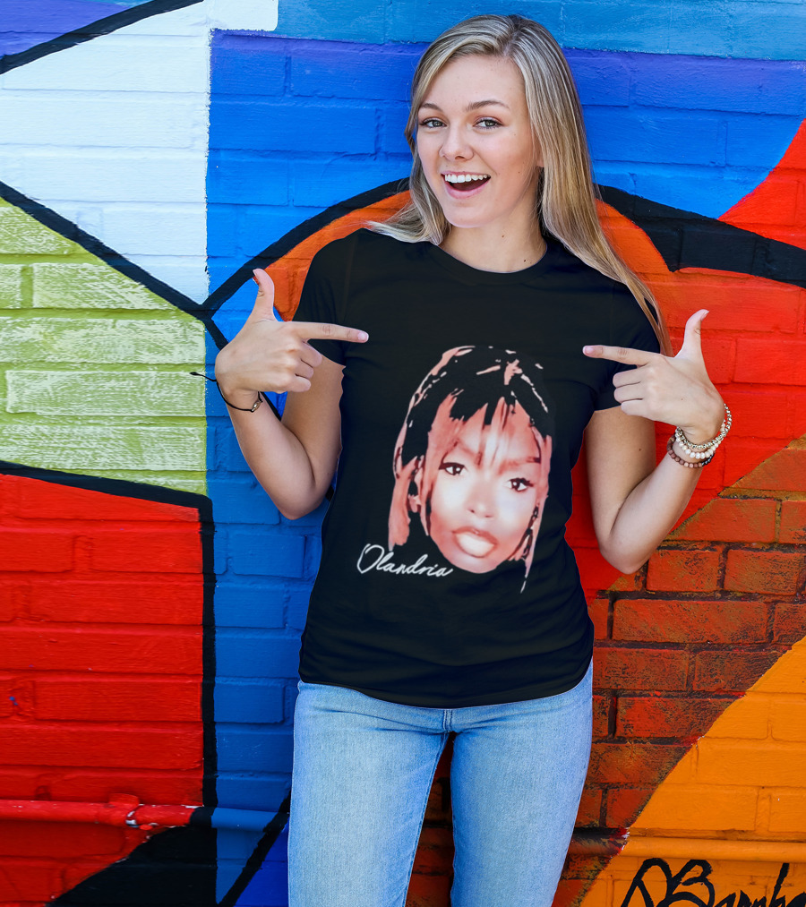 Olandria Carthen Big Face Bold Expression Trend T-Shirt