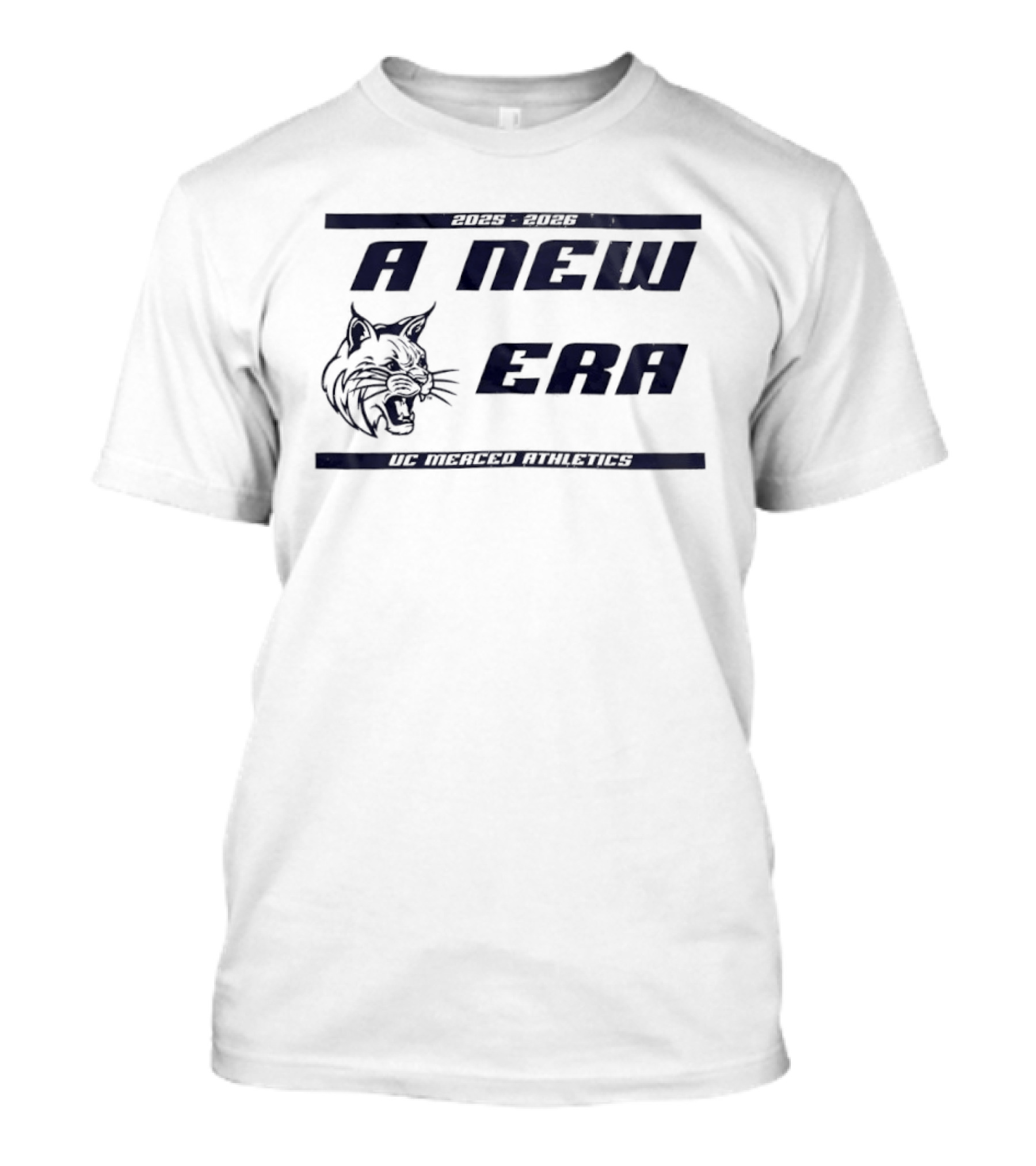 UC Merced Athletics 2025 2026 A New Era Bobcat T-Shirt