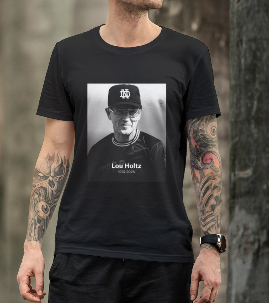 Lou Holtz Notre Dame 1937 2026 T-Shirt
