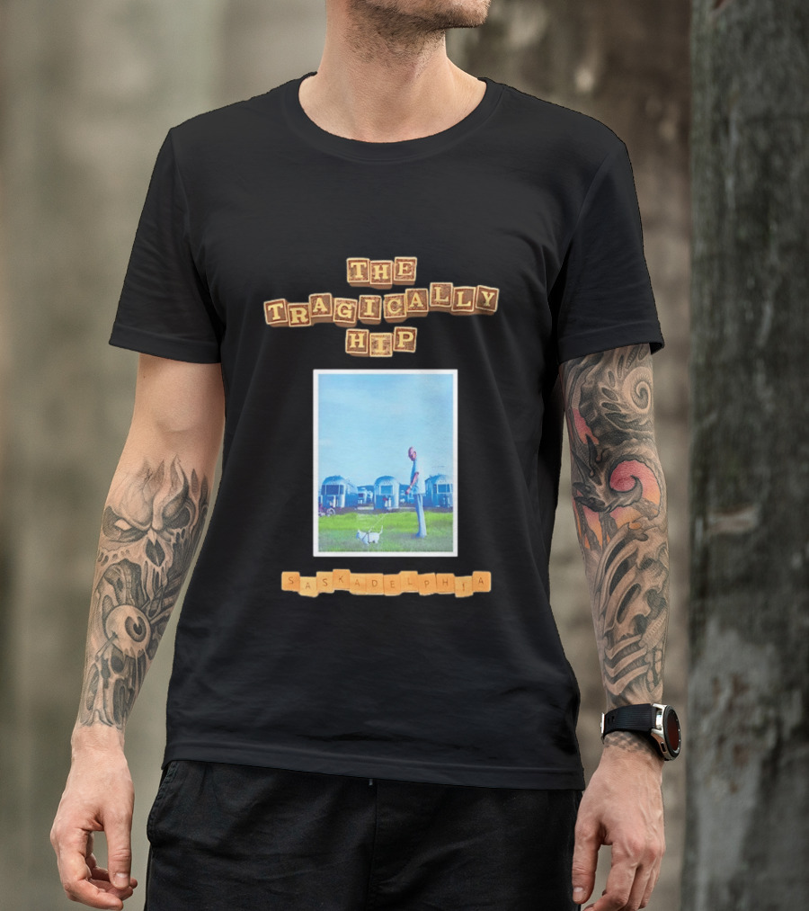 The Tragically Hip Saskadelphia Vintage Trailer Scene T-Shirt
