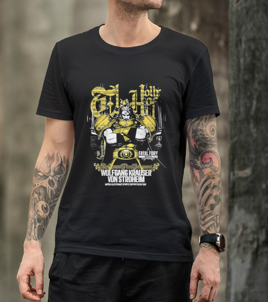 Fatal Fury Wolfgang Krauser Von Stroheim Gold Armor T-Shirt