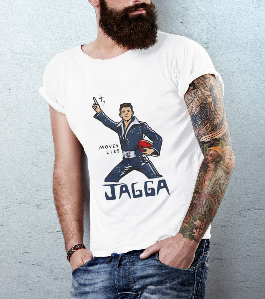 Jagga Moves Like Elvis Presley Carlton Football T-Shirt