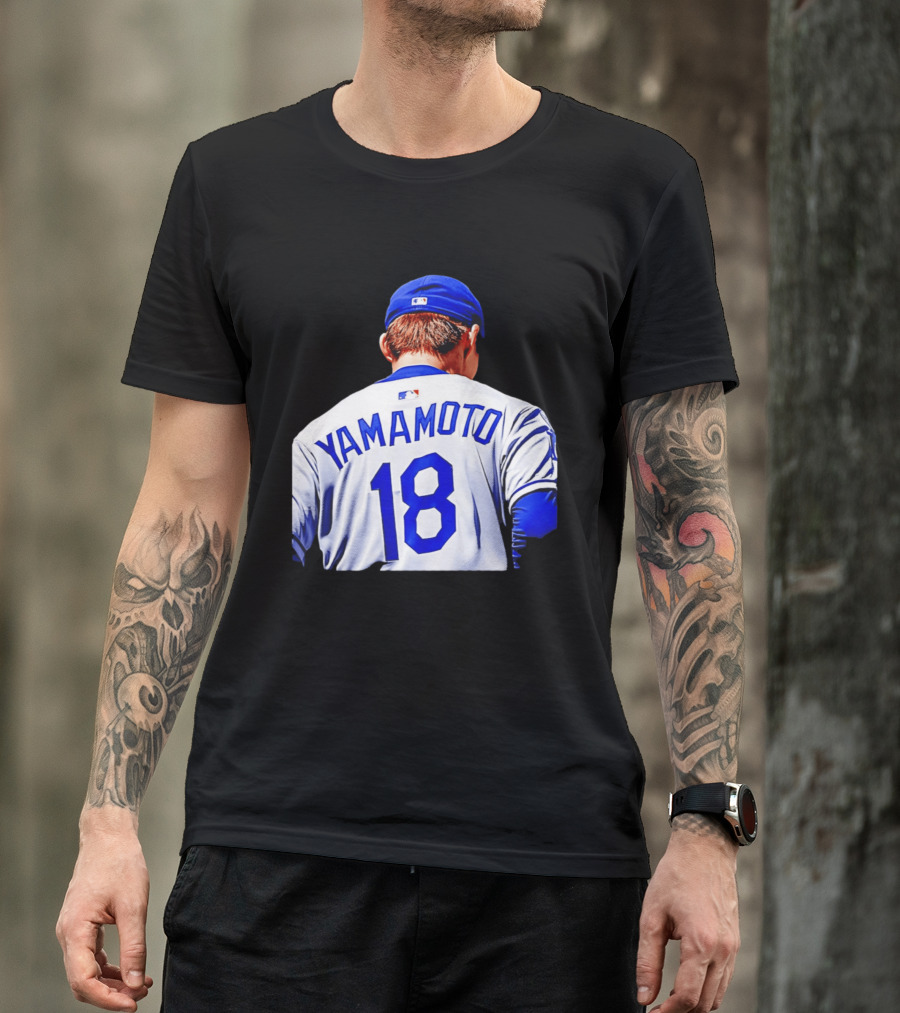 Yamamoto 18 Los Angeles Dodgers Baseball Jersey T-Shirt