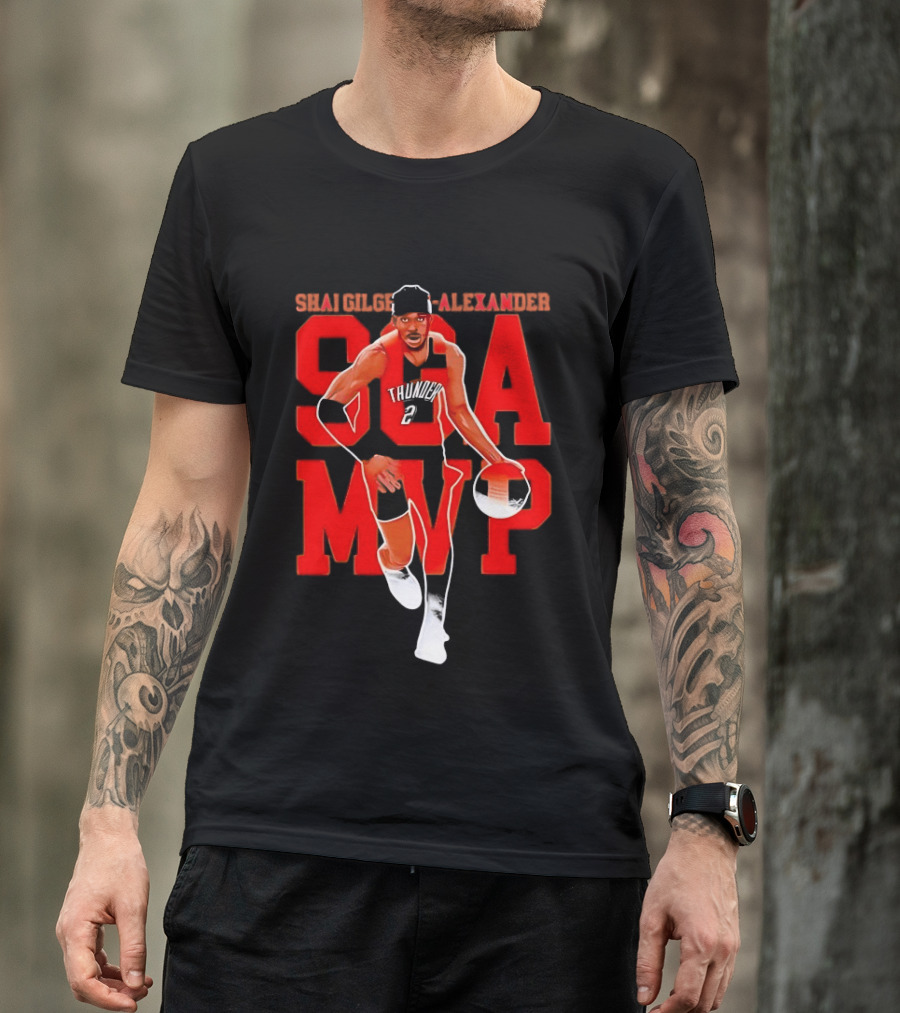 Shai Gilgeous Alexander SGA MVP Oklahoma City Thunder T-Shirt