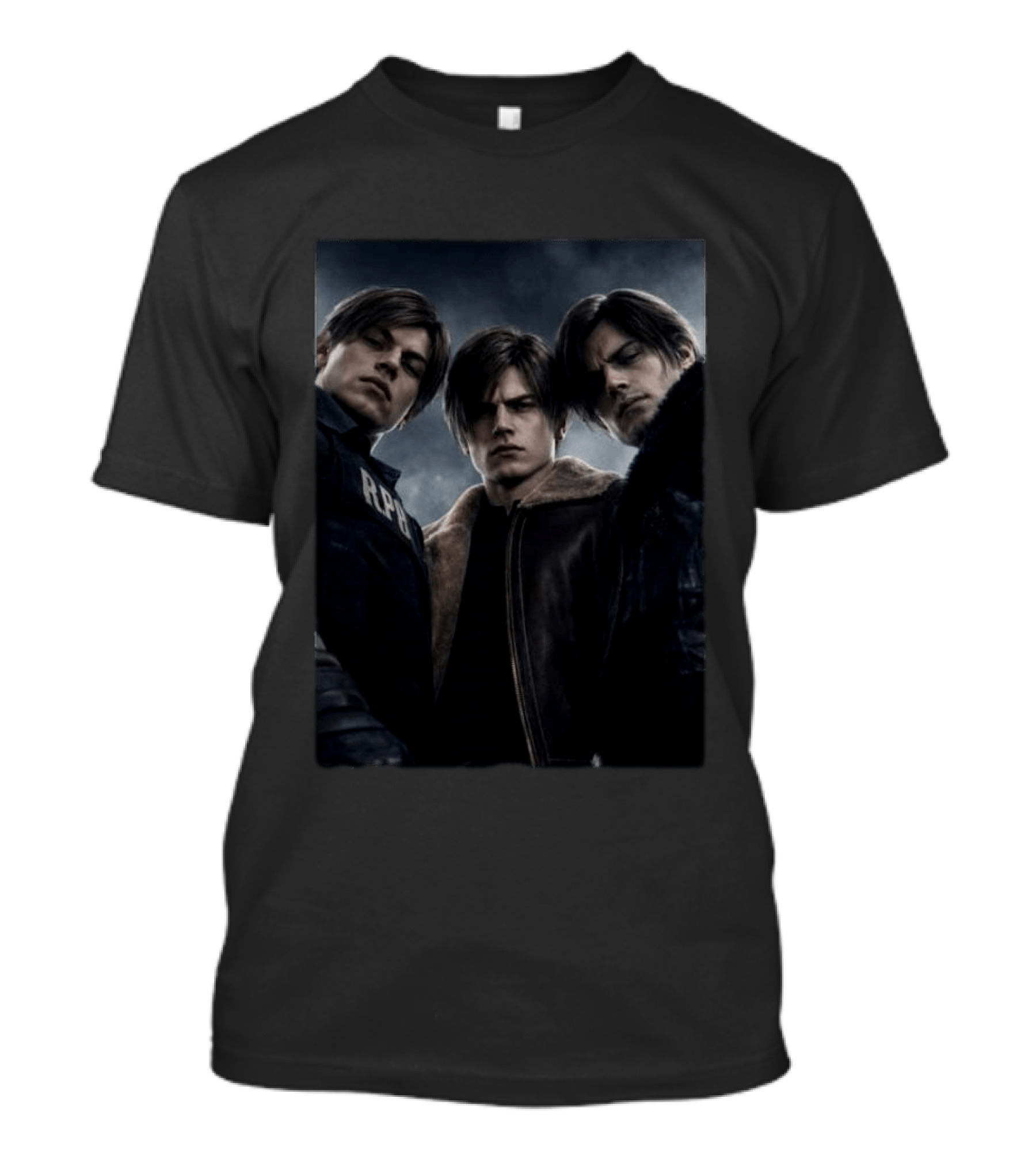 Leon S Kennedy Resident Evil Character Evolution Timeline T-Shirt