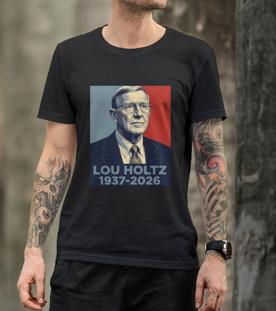 Lou Holtz 1937 2026 Memorial T-Shirt