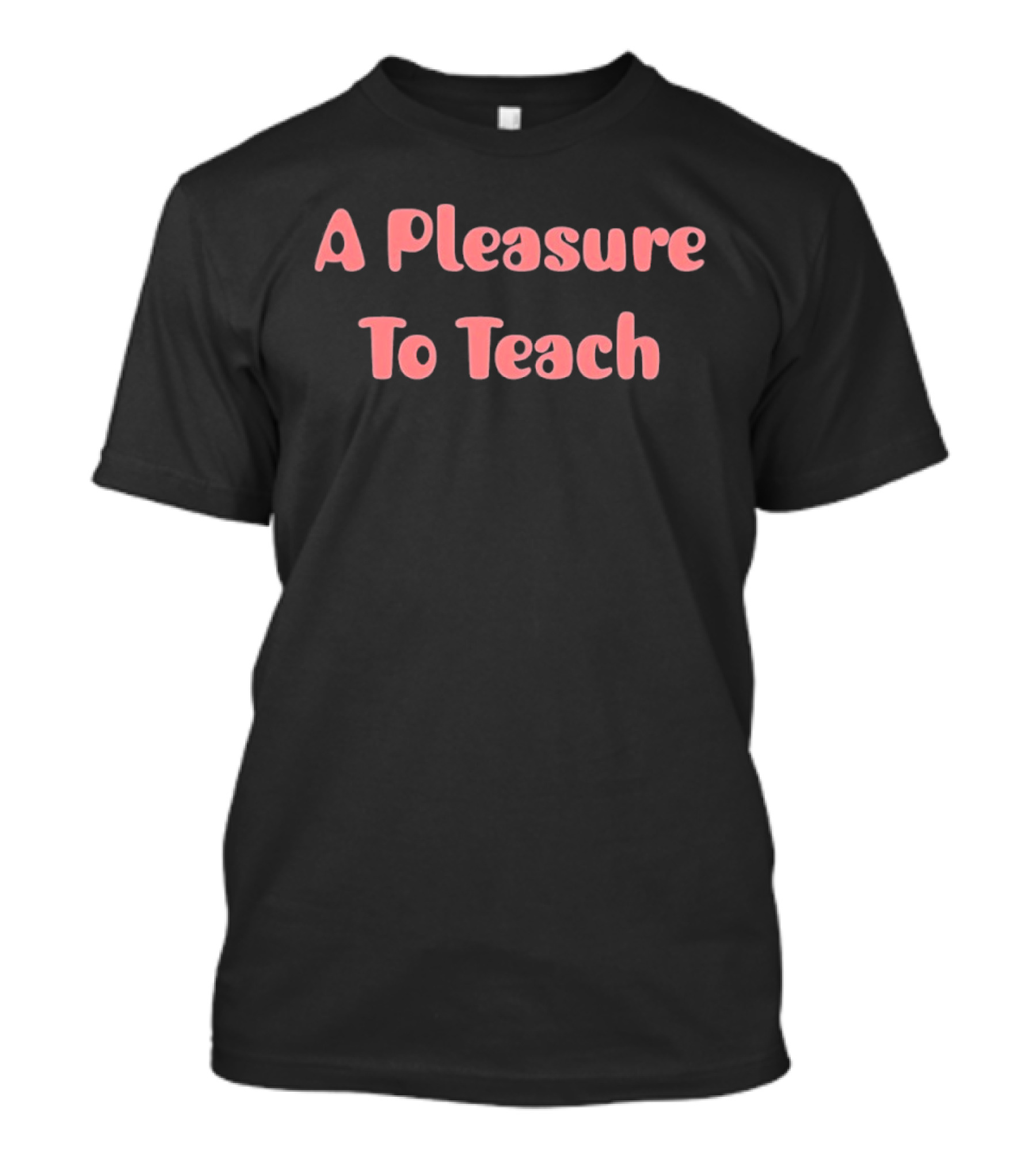 A Pleasure To Teach Slogan Teacher Appreciation T-Shirt