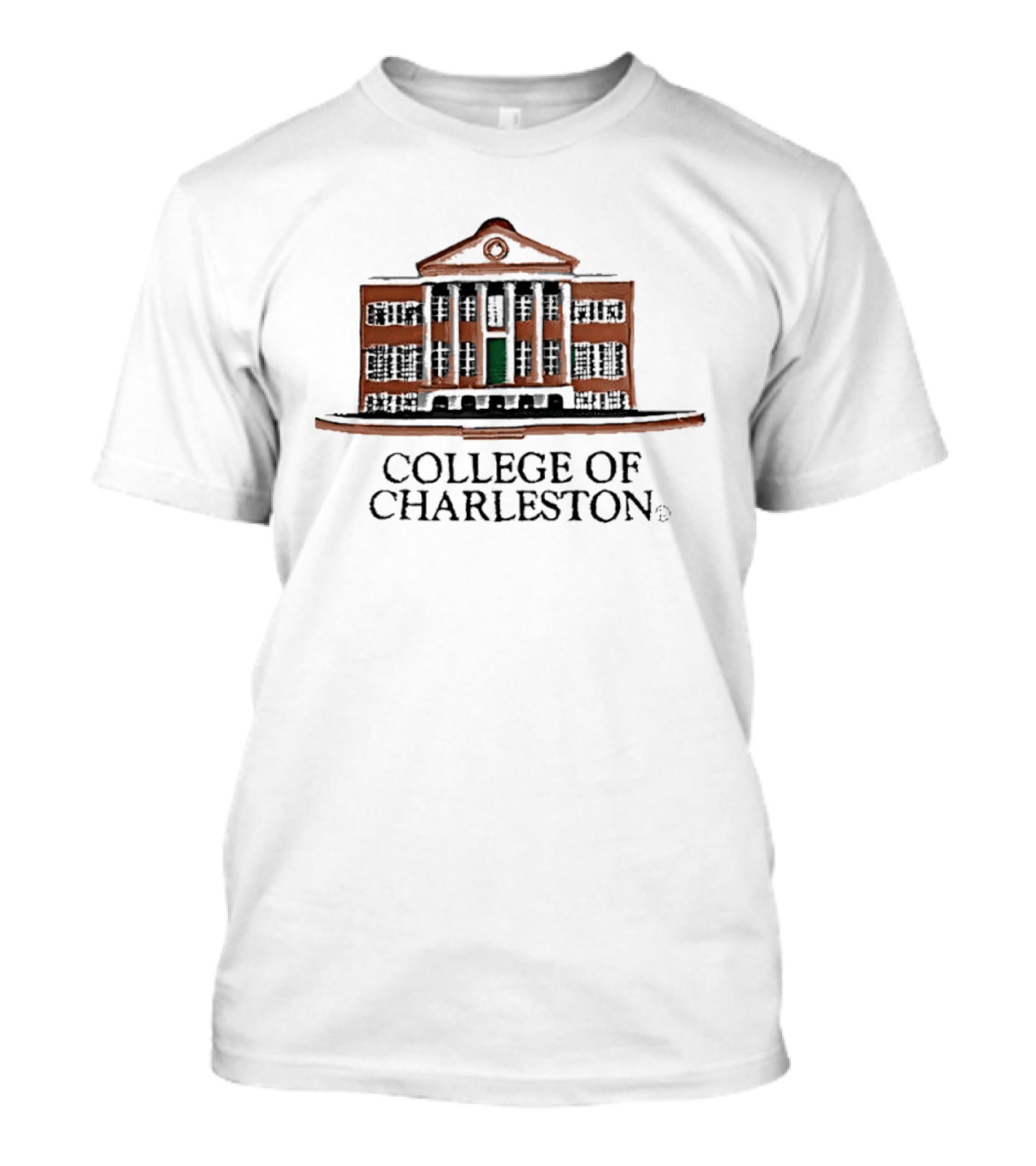 College Of Charleston Randolph Hall Building Classic Architecture T-Shirt