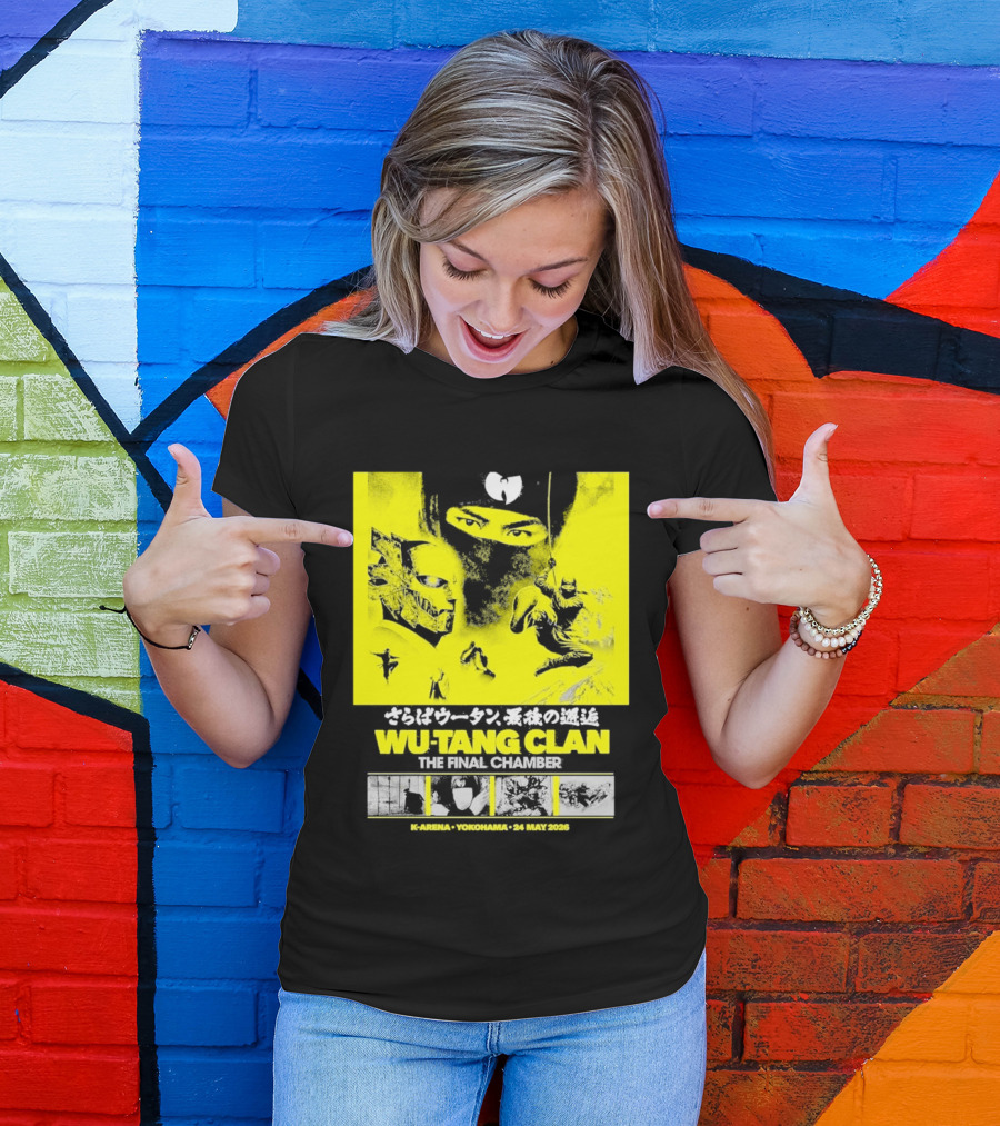 Wu Tang Clan Final Chamber Tour Yokohama Japan 2026 T-Shirt