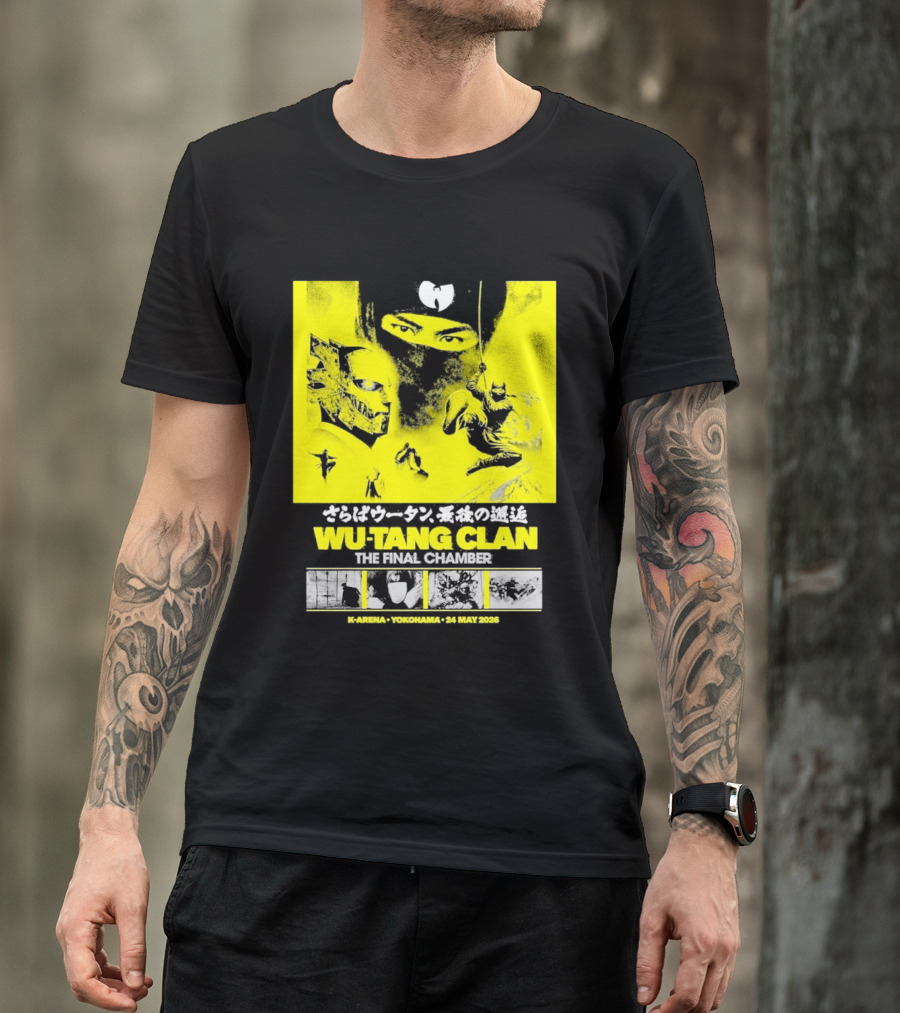 Wu Tang Clan Final Chamber Tour Yokohama Japan 2026 T-Shirt