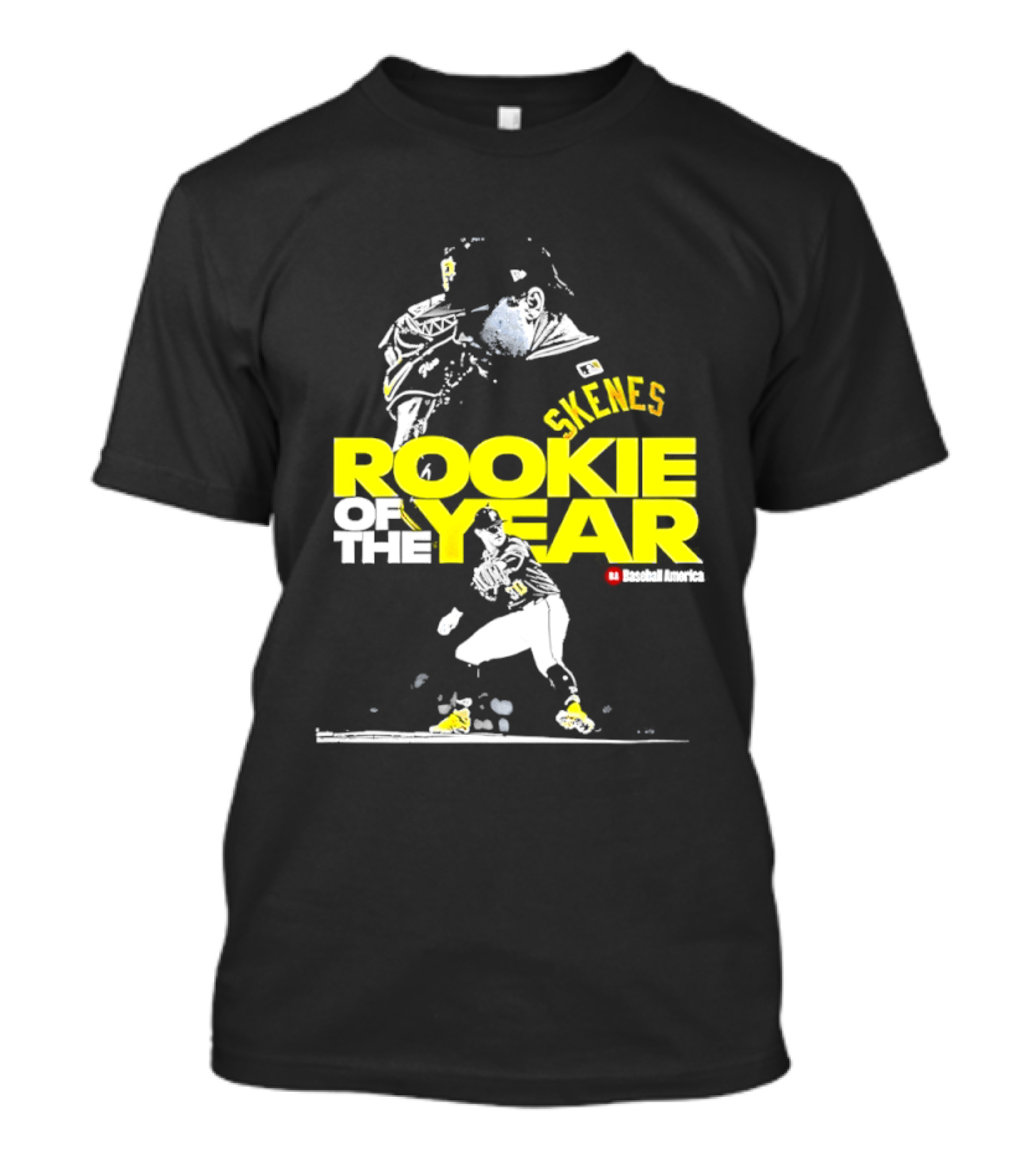 Paul Skenes Pittsburgh Pirates Rookie Of The Year T-Shirt