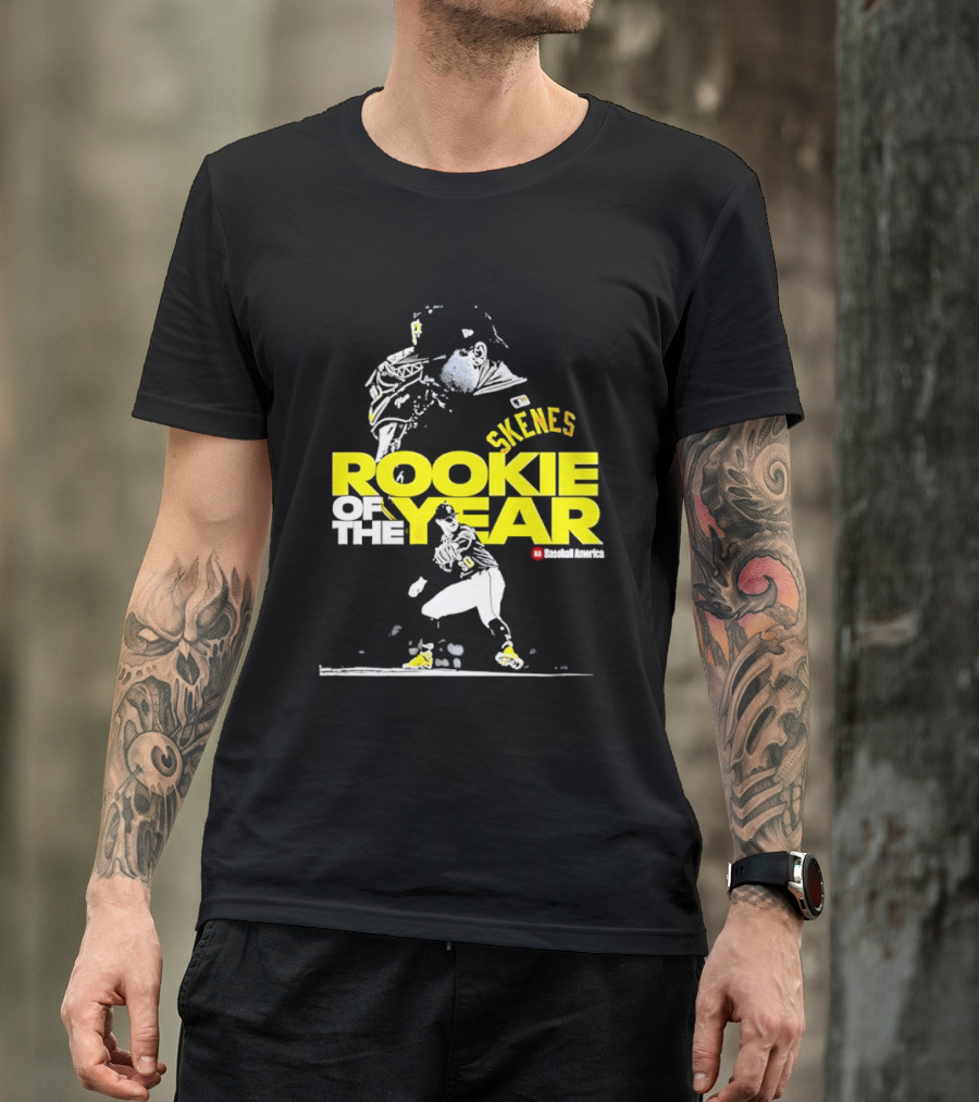 Paul Skenes Pittsburgh Pirates Rookie Of The Year T-Shirt