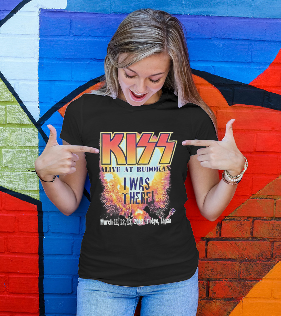 KISS Alive At Budokan I Was There March 2 3 13 2003 Tokyo Japan T-Shirt