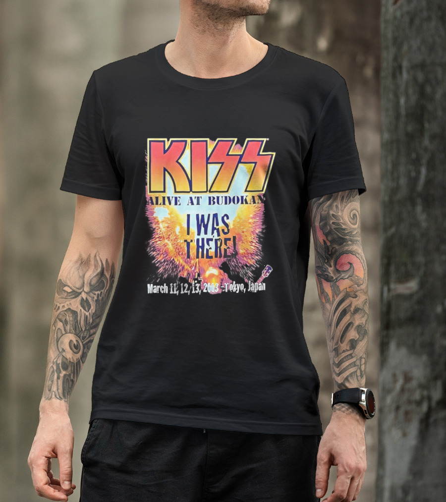 KISS Alive At Budokan I Was There March 2 3 13 2003 Tokyo Japan T-Shirt