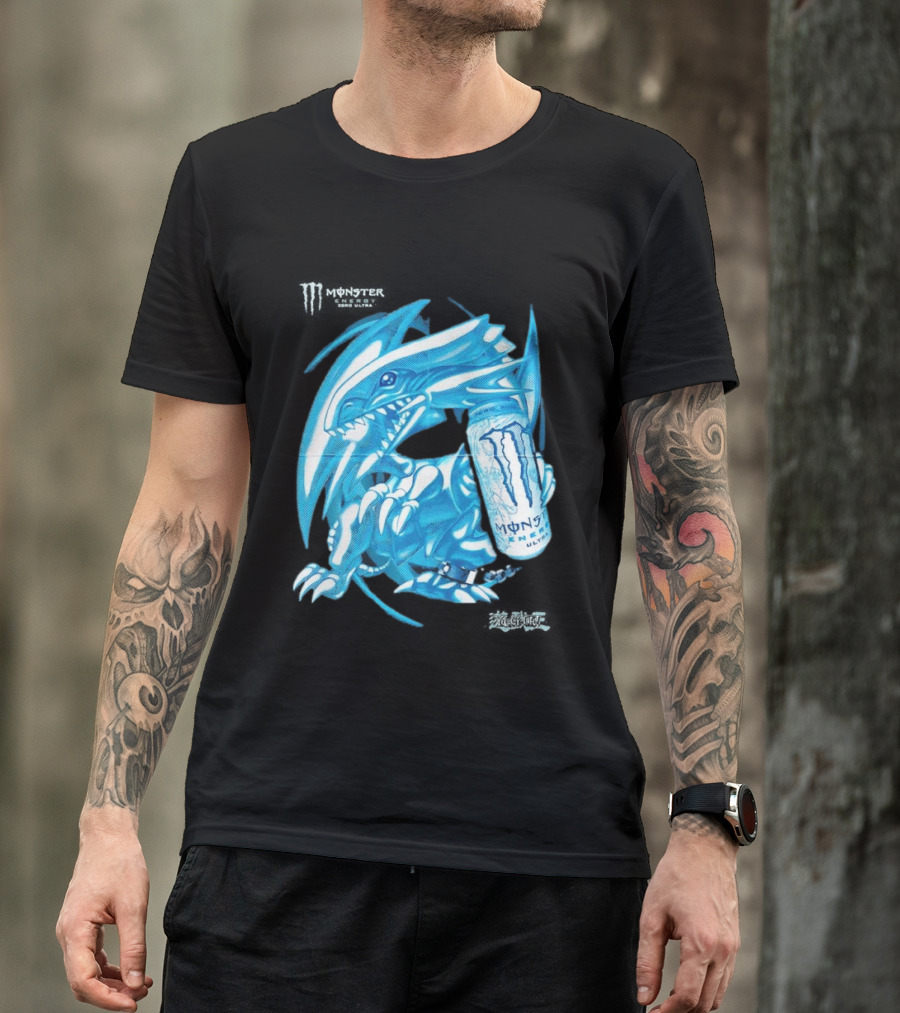 Blue Eyes White Dragon Monster Energy Zero Ultra Collaboration T-Shirt