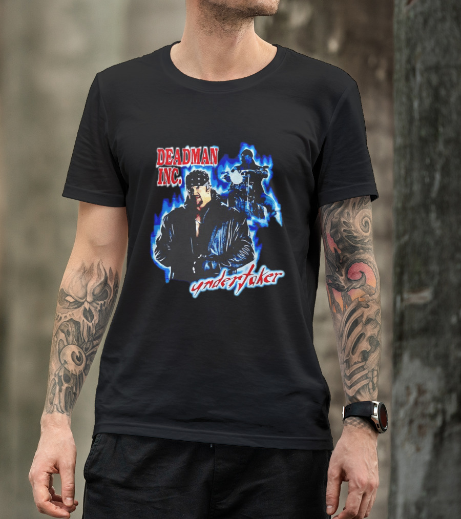 Deadman INC Undertaker Motorcycle Biker T-Shirt