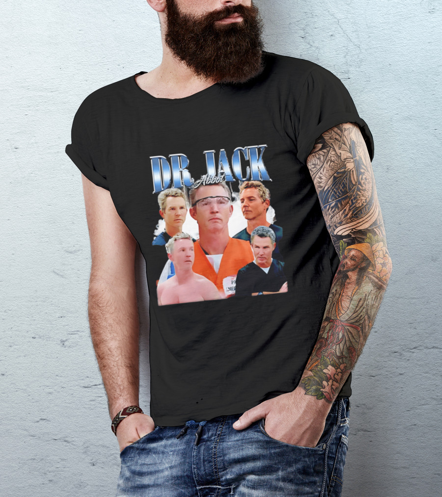 Dr Jack Abbot Picture Collage T-Shirt