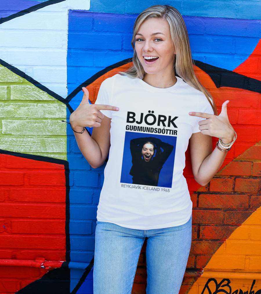 BJÖRK Guðmundsdóttir Reykjavík Iceland 1965 T-Shirt