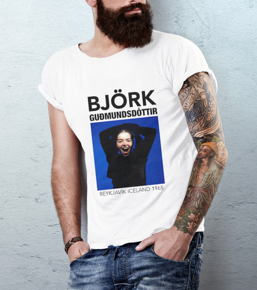 BJÖRK Guðmundsdóttir Reykjavík Iceland 1965 T-Shirt