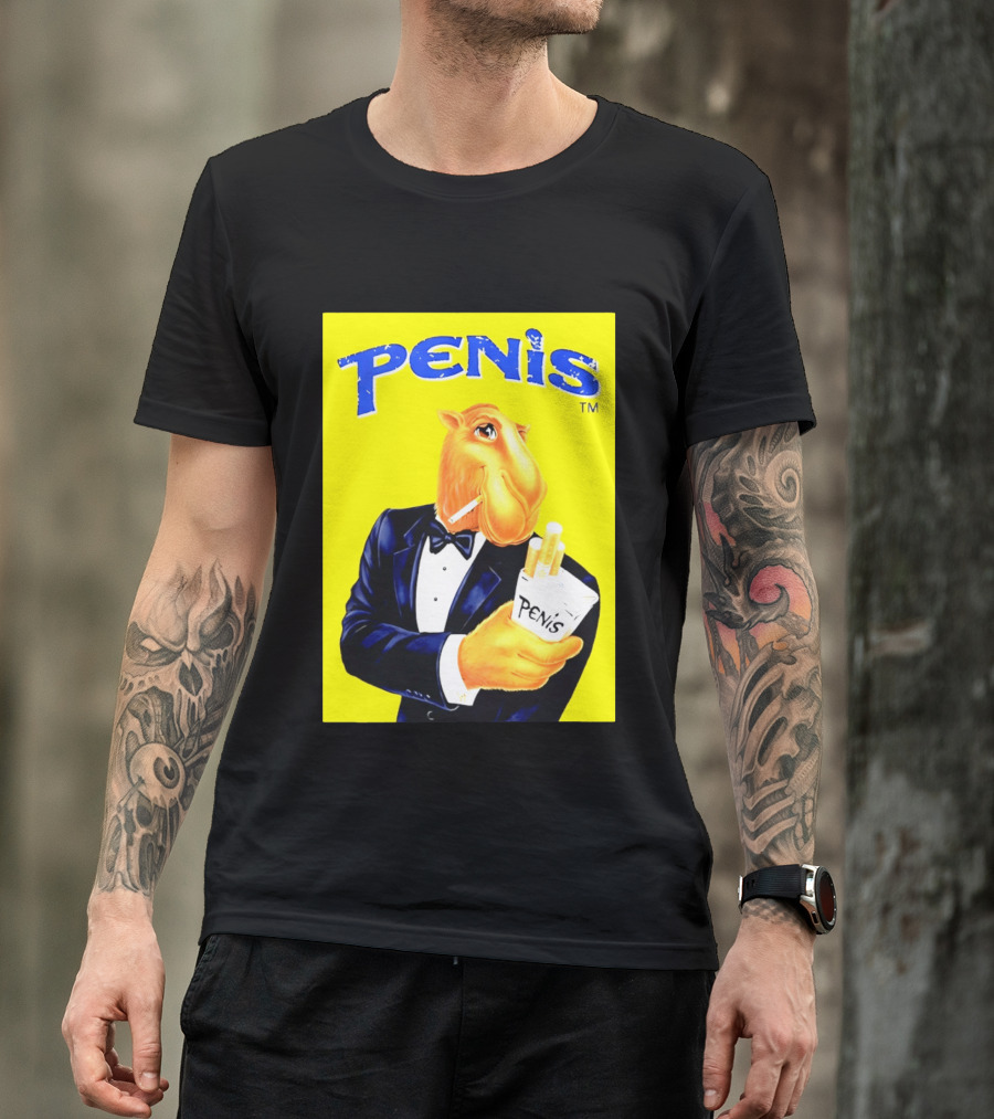 Penis Camel Smoking Meme T-Shirt