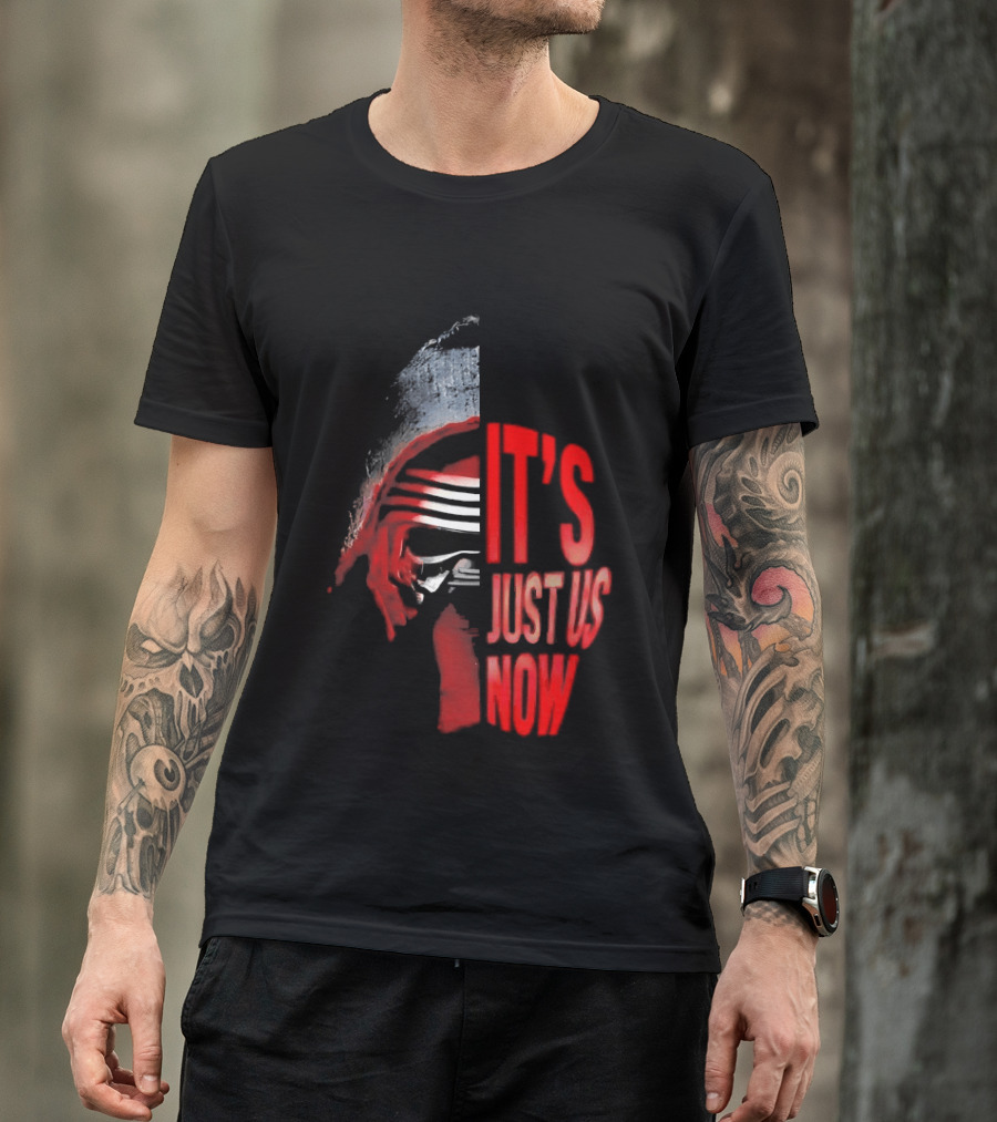 Kylo Ren It's Just Us Now Red Mask T-Shirt
